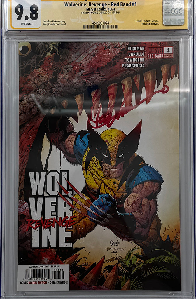 WOLVERINE: REVENGE #1 RED BAND | MAIN COVER | CGC SS 9.8
