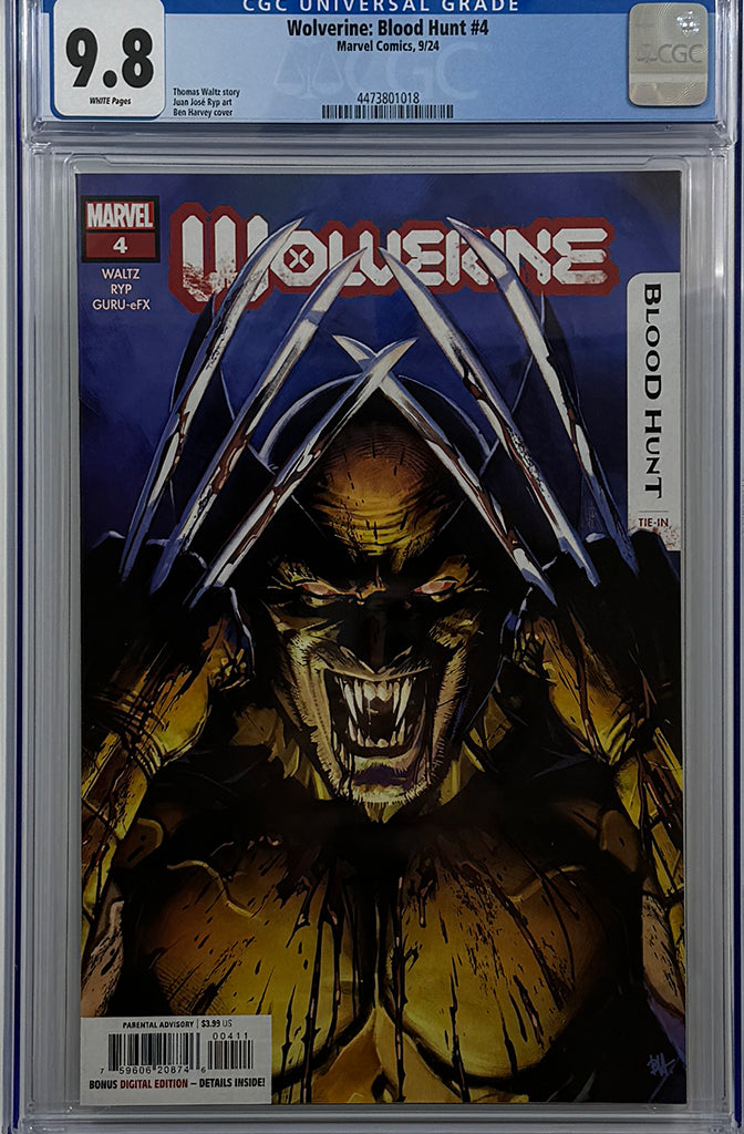 WOLVERINE: BLOOD HUNT #4 | MAIN COVER | CGC 9.8