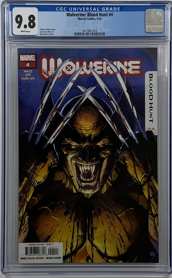 WOLVERINE: BLOOD HUNT #4 | MAIN COVER | CGC 9.8