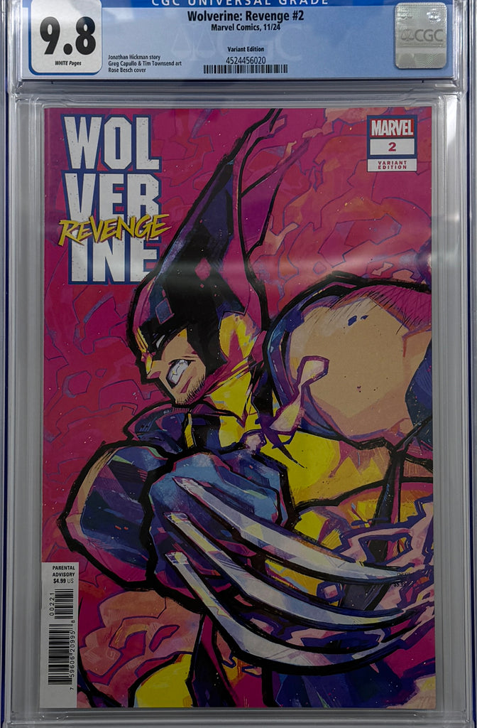 WOLVERINE: REVENGE #2 | ROSE BESCH VARIANT | CGC 9.8
