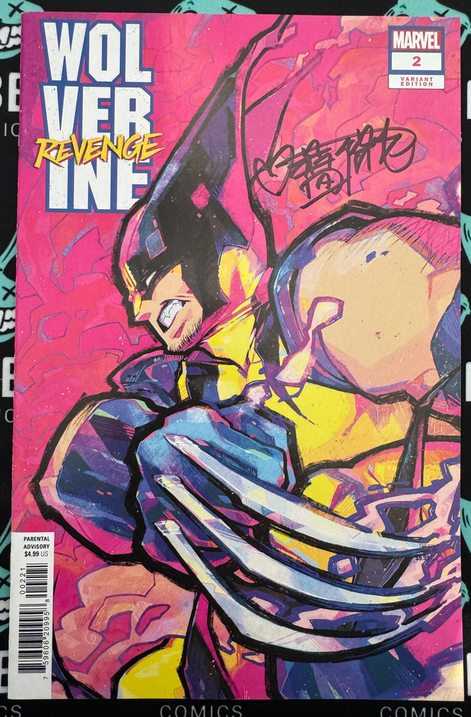 WOLVERINE: REVENGE #2 | ROSE BESCH VARIANT | SIGNED BY ROSE BESCH