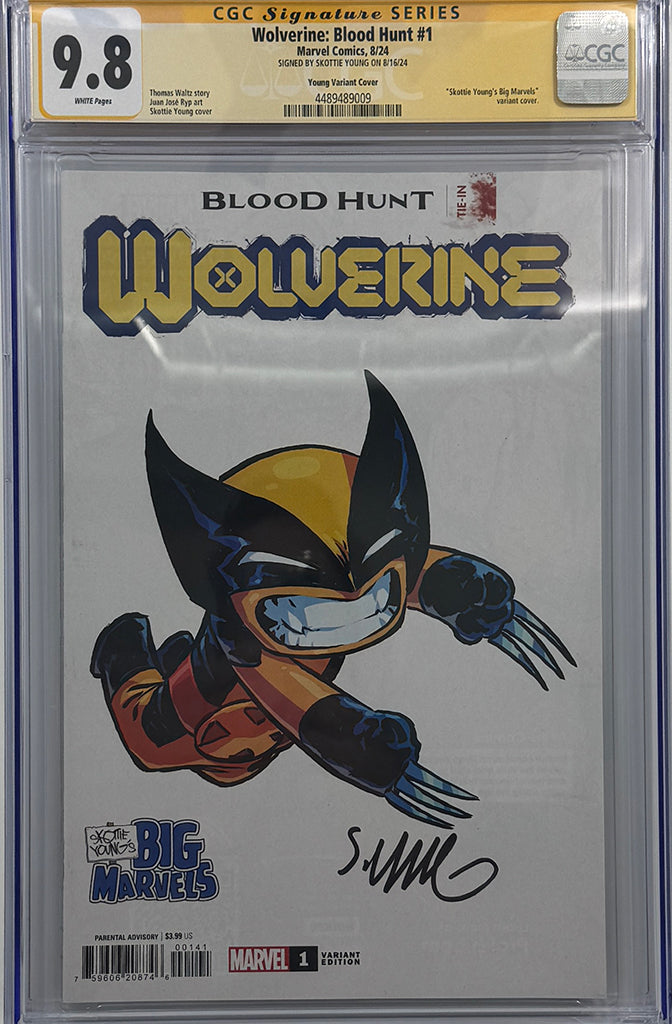 Blood Hunt: Wolverine #1 | Young Variant | Signed by Skottie Young | CGC SS 9.8