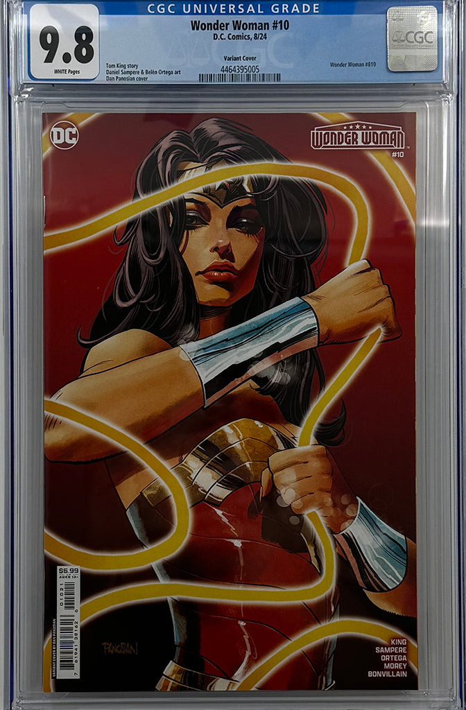 WONDER WOMAN #10 | CVR C DAN PANOSIAN CARD STOCK VARIANT | CGC 9.8