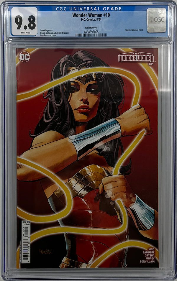 WONDER WOMAN #10 | CVR C DAN PANOSIAN CARD STOCK VARIANT | CGC 9.8