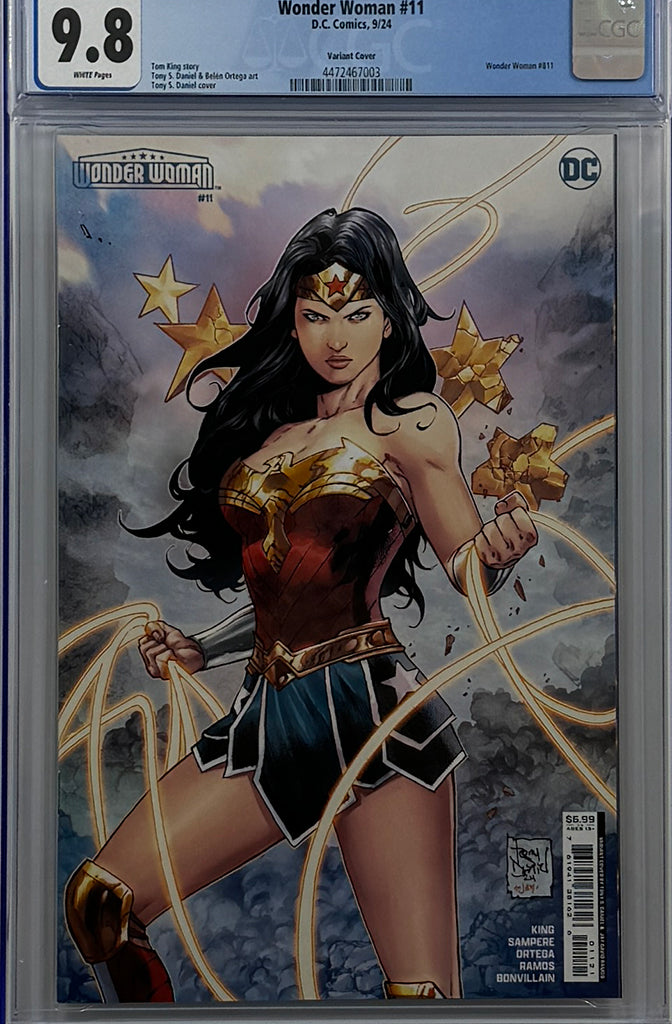 WONDER WOMAN #11 | CVR C TONY S DANIEL CARD STOCK VAR (ABSOLUTE POWER) | CGC 9.8