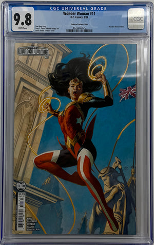 WONDER WOMAN #11 | CVR B JULIAN TOTINO TEDESCO CARD STOCK VAR (ABSOLUTE POWER) | CGC 9.8