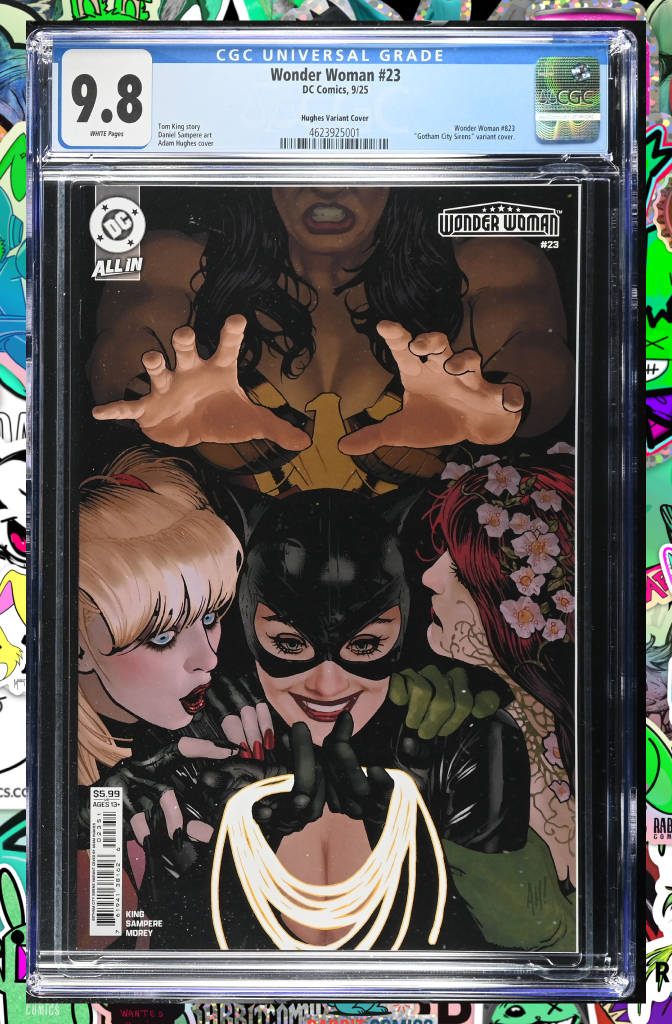 Wonder Woman #23 | Cover D Adam Hughes Gotham City Sirens Variant | CGC 9.8