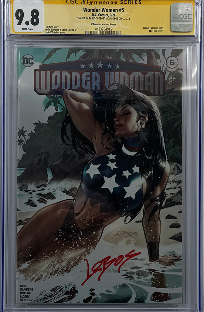 Wonder Woman #5 | | Foil Lobos Variant Cover | CGC SS 9.8