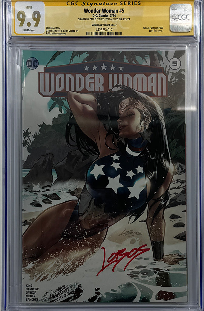 Wonder Woman #5 | | Foil Lobos Variant Cover | CGC SS 9.9