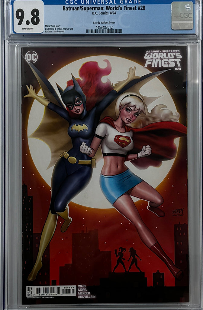 BATMAN SUPERMAN WORLDS FINEST #28 | CVR B NATHAN SZERDY CARD STOCK VARIANT | CGC 9.8