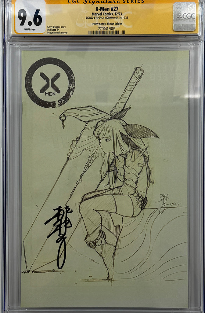 X-Men #27 | Peach Momoko Sketch Variant | CGC SS 9.6