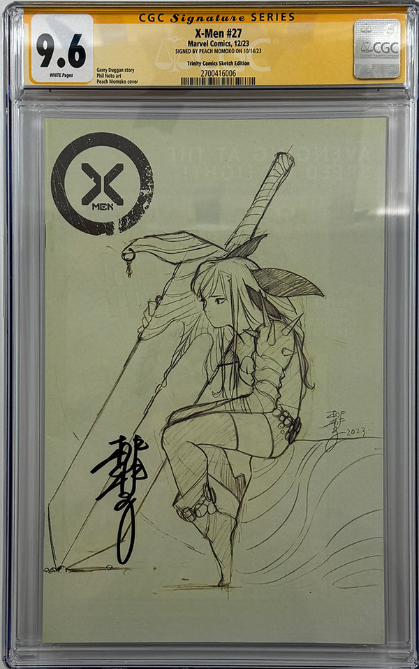 X-Men #27 | Peach Momoko Sketch Variant | CGC SS 9.6