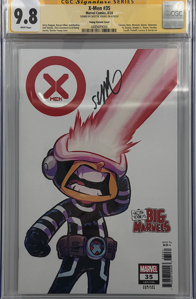 X-Men #35  | Young Variant | Signed by Skottie Young | CGC SS 9.8