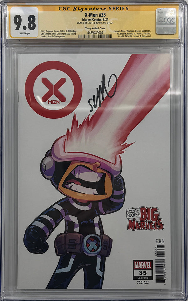 X-Men #35  | Young Variant | Signed by Skottie Young | CGC SS 9.8