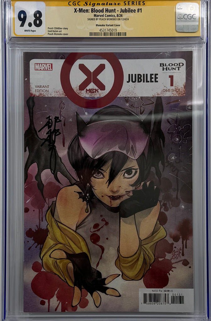 X-MEN: BLOOD HUNT - JUBILEE #1 | PEACH MOMOKO VARIANT | CGC SS 9.8