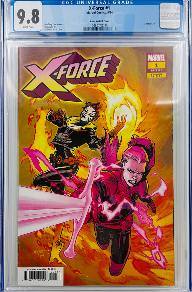X-FORCE #1 | MAHMUD ASRAR 1:25 RATIO VARIANT | CGC 9.8