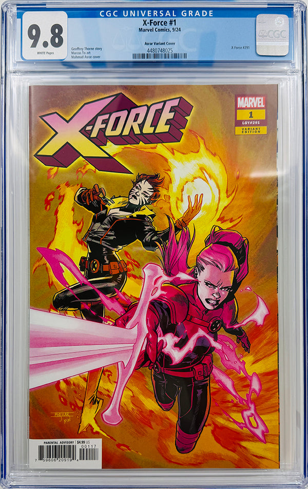 X-FORCE #1 | MAHMUD ASRAR 1:25 RATIO VARIANT | CGC 9.8