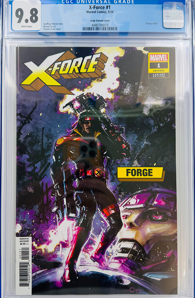 X-FORCE #1 | CLAYTON CRAIN FORGE VARIANT | CGC 9.8