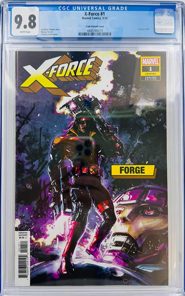 X-FORCE #1 | CLAYTON CRAIN FORGE VARIANT | CGC 9.8