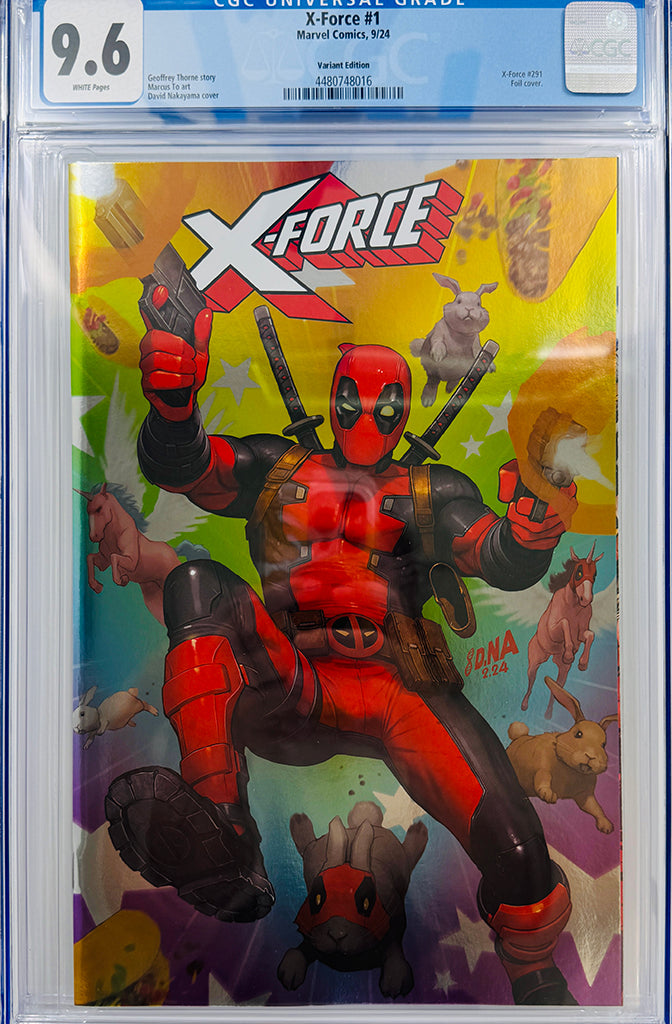 X-FORCE #1 | DAVID NAKAYAMA FOIL VARIANT | CGC 9.6