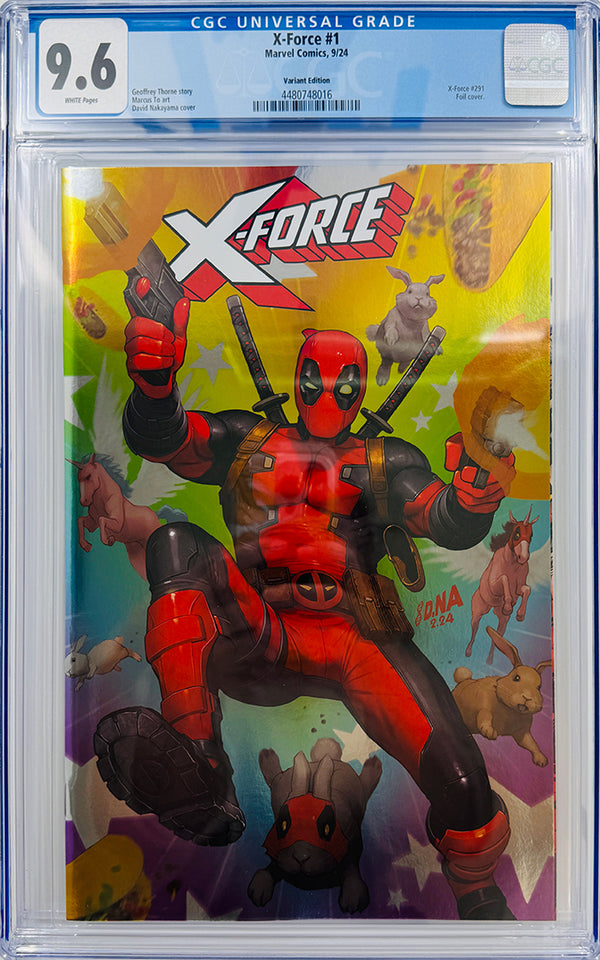 X-FORCE #1 | DAVID NAKAYAMA FOIL VARIANT | CGC 9.6