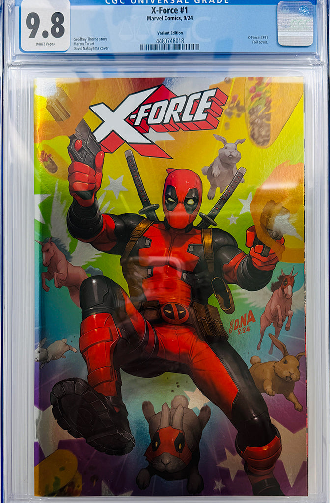 X-FORCE #1 | DAVID NAKAYAMA FOIL VARIANT | CGC 9.8