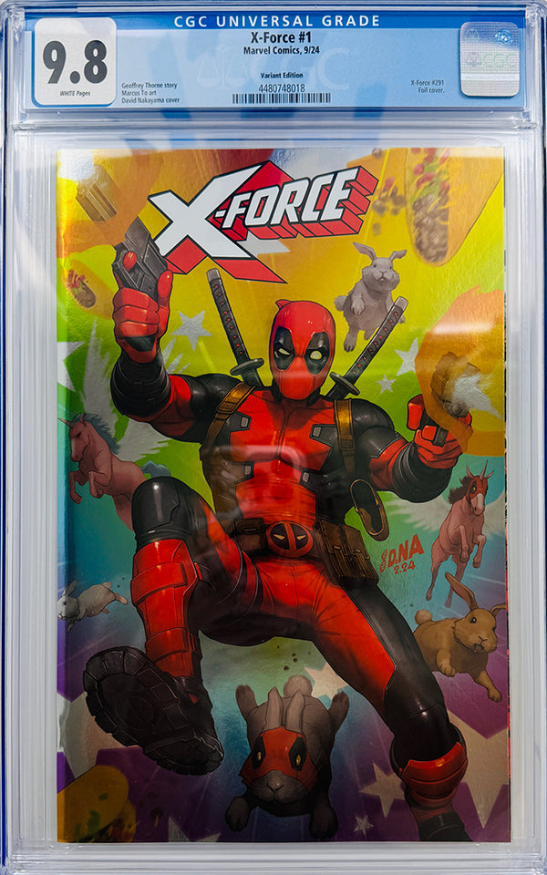 X-FORCE #1 | DAVID NAKAYAMA FOIL VARIANT | CGC 9.8