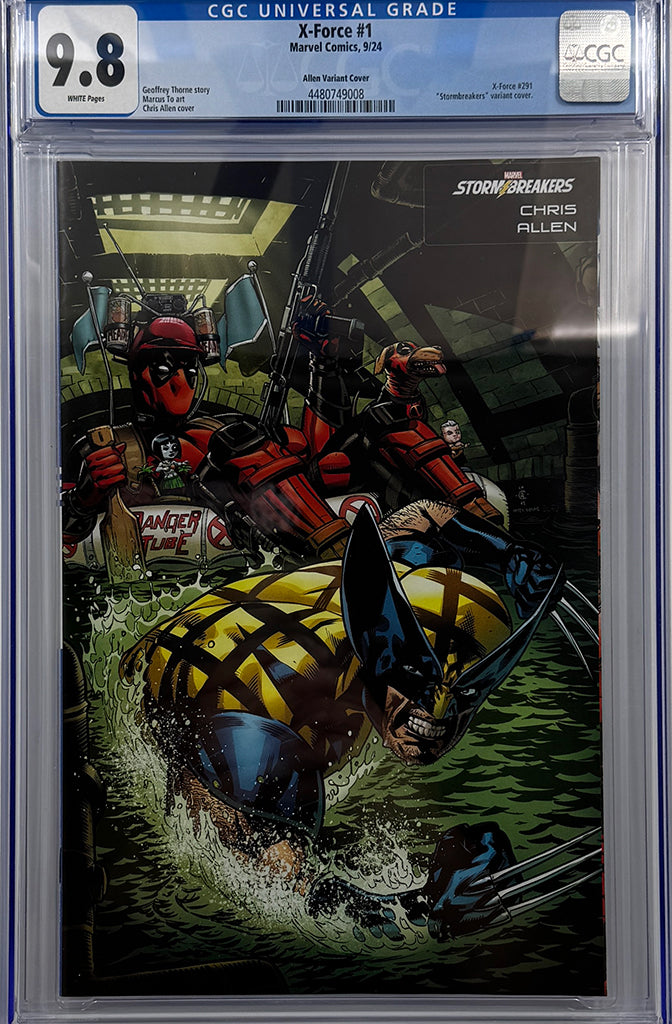 X-FORCE #1 | CHRIS ALLEN STORMBREAKERS VARIANT | CGC 9.8
