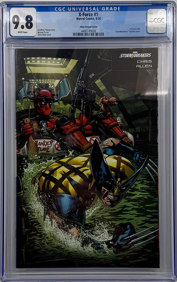 X-FORCE #1 | CHRIS ALLEN STORMBREAKERS VARIANT | CGC 9.8