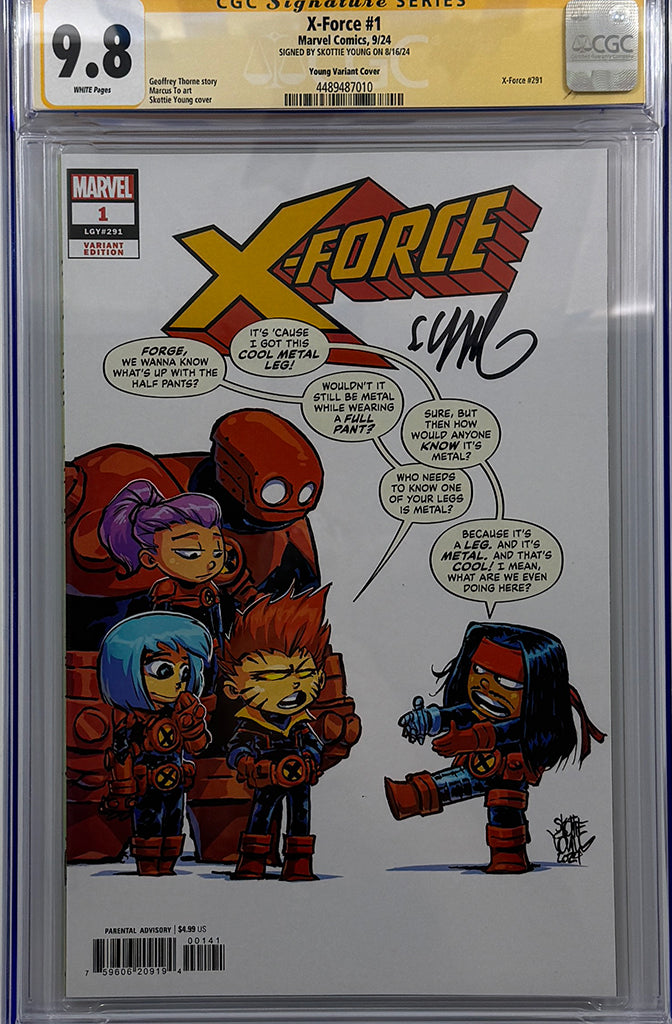 X-Force #1 | Skottie Young Variant | Signed by Skottie Young | CGC SS 9.8