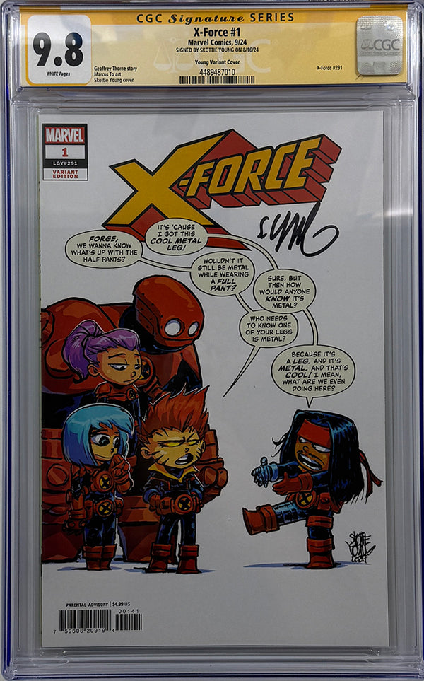 X-Force #1 | Skottie Young Variant | Signed by Skottie Young | CGC SS 9.8