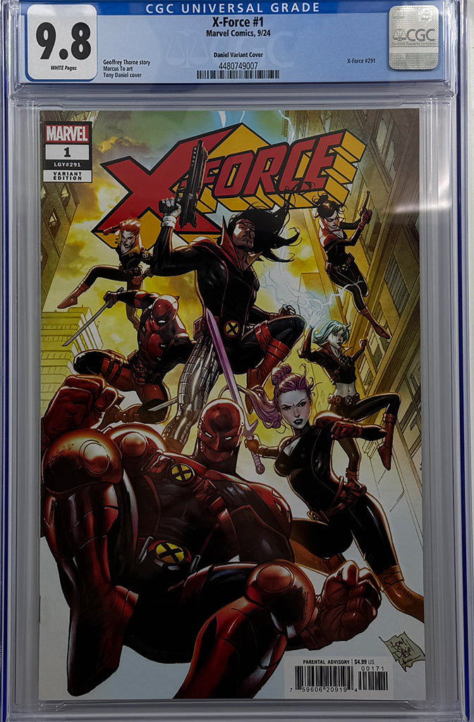 X-FORCE #1 | TONY DANIEL VARIANT | CGC 9.8