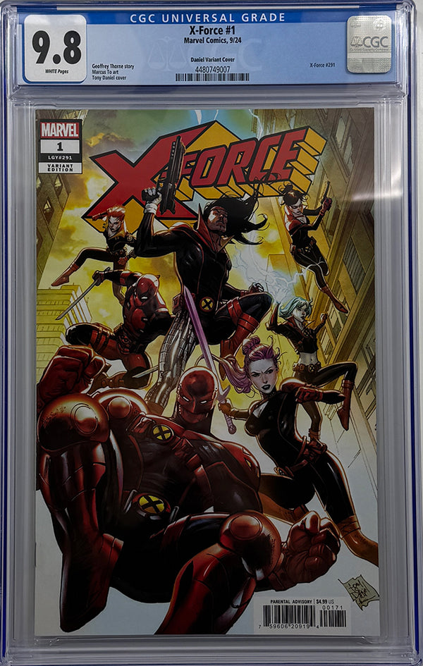 X-FORCE #1 | TONY DANIEL VARIANT | CGC 9.8