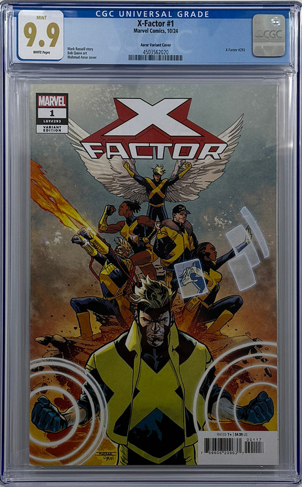 X-FACTOR #1 | MAHMUD ASRAR 1:25 RATIO VARIANT | CGC 9.9