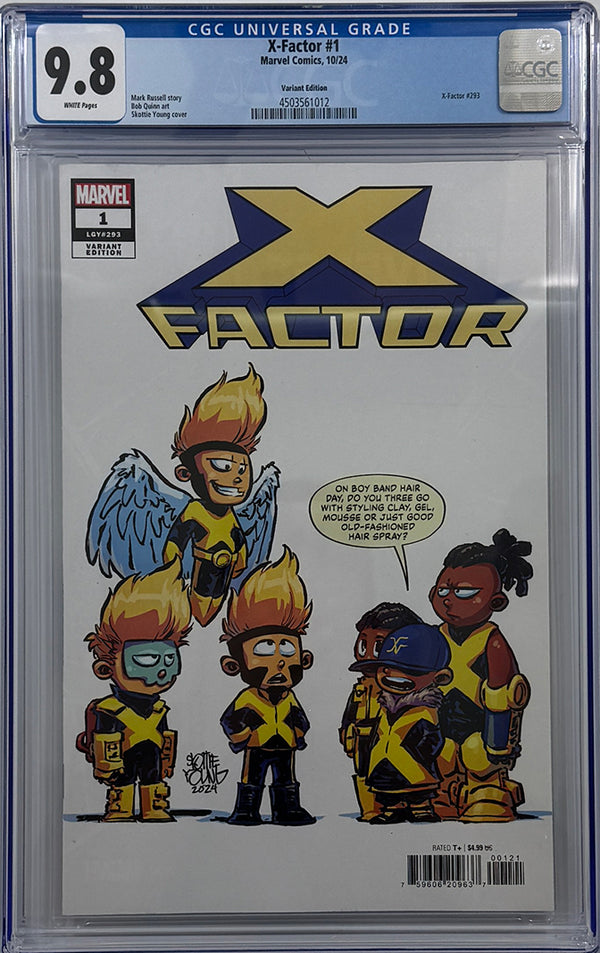 X-FACTOR #1 | SKOTTIE YOUNG VARIANT | CGC 9.8