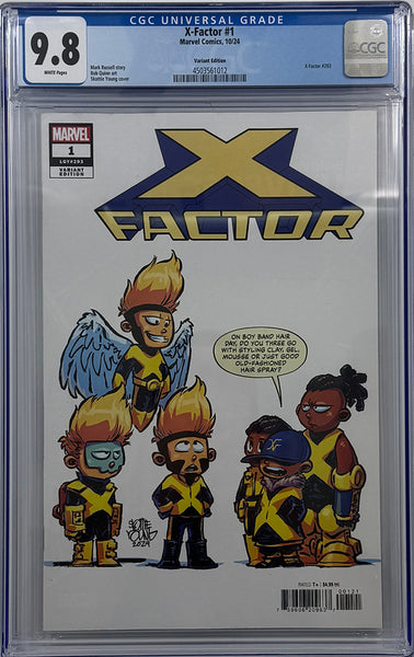 X-factor # orders 1 cgc 9.8