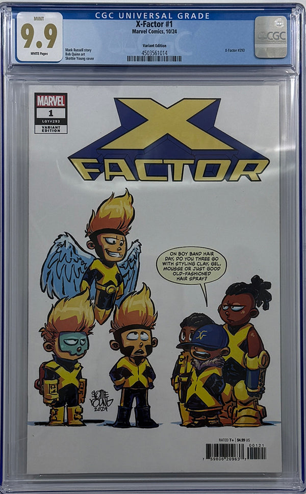 X-FACTOR #1 | SKOTTIE YOUNG VARIANT | CGC 9.9