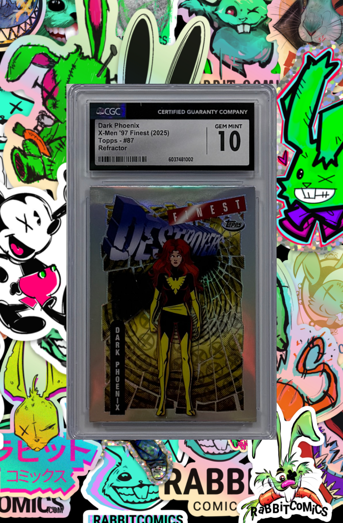 X-MEN 97 FINEST (2025) DARK PHOENIX | TOPPS 87 | CGC GEM MINT 10
