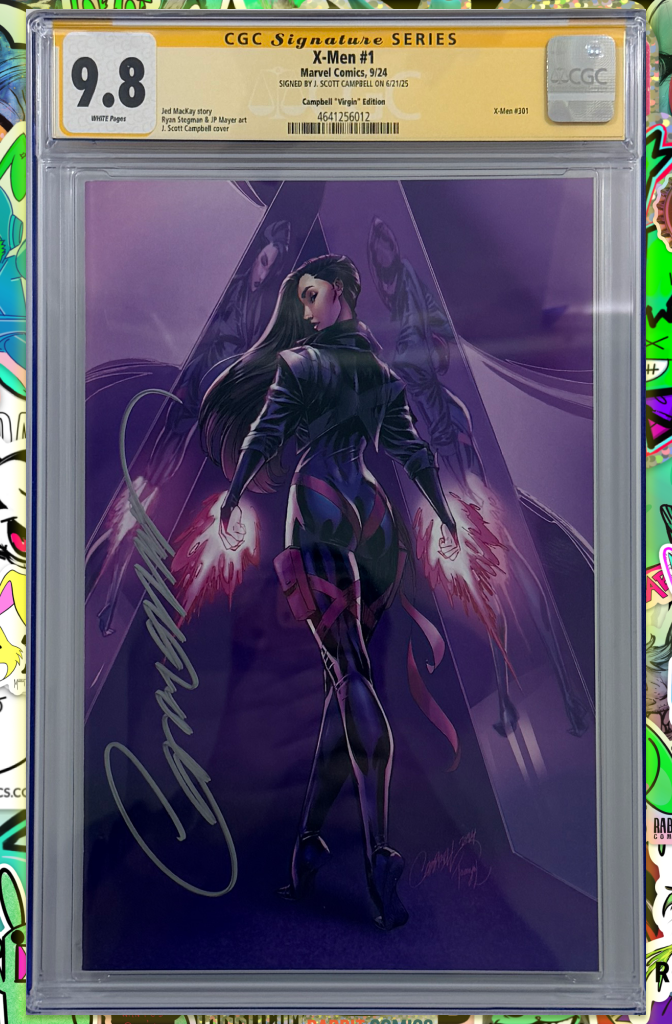 X-MEN #1 | J. SCOTT CAMPBELL PSYLOCKE VIRGIN 1:100 RATIO VARIANT | CGC SS 9.8