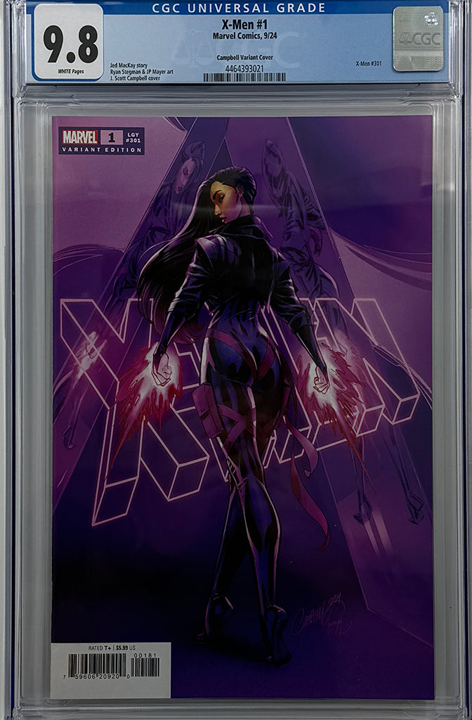 X-MEN #1 |  J. SCOTT CAMPBELL PSYLOCKE VARIANT | CGC 9.8