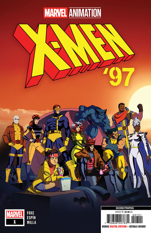 X-MEN '97 #1 | MARVEL ANIMATION 2ND PRINTING VARIANT