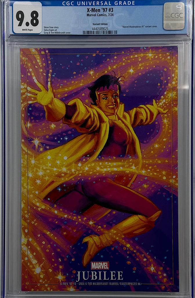 X-MEN '97 #3 | HILDEBRANDT JUBILEE MARVEL MASTERPIECES III VARIANT | CGC 9.8