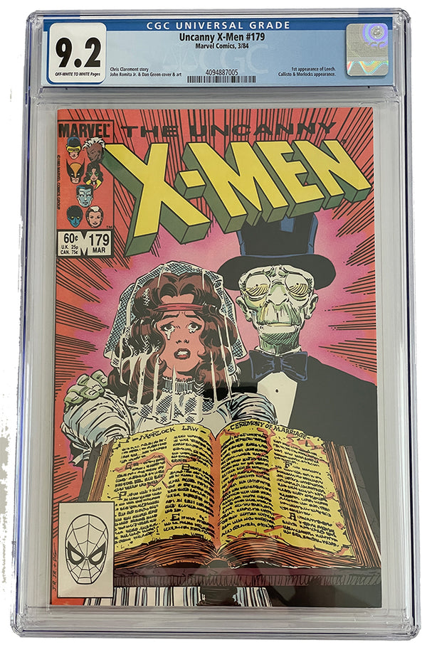 Uncanny X-Men #179 | 1st App of Leech | CGC 9.2