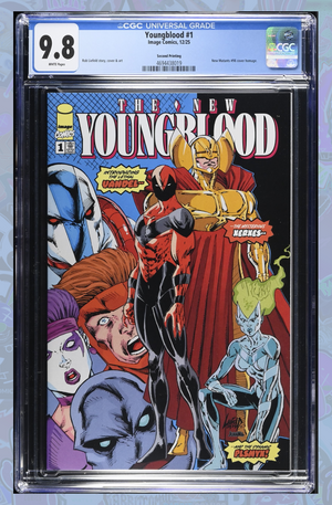 Youngblood #1 | 2nd Print New Mutants 98 Homage | CGC 9.8