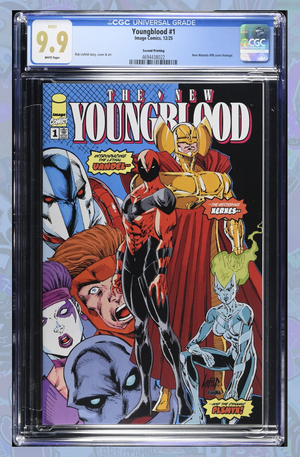 Youngblood #1 | 2nd Print New Mutants 98 Homage | CGC 9.9