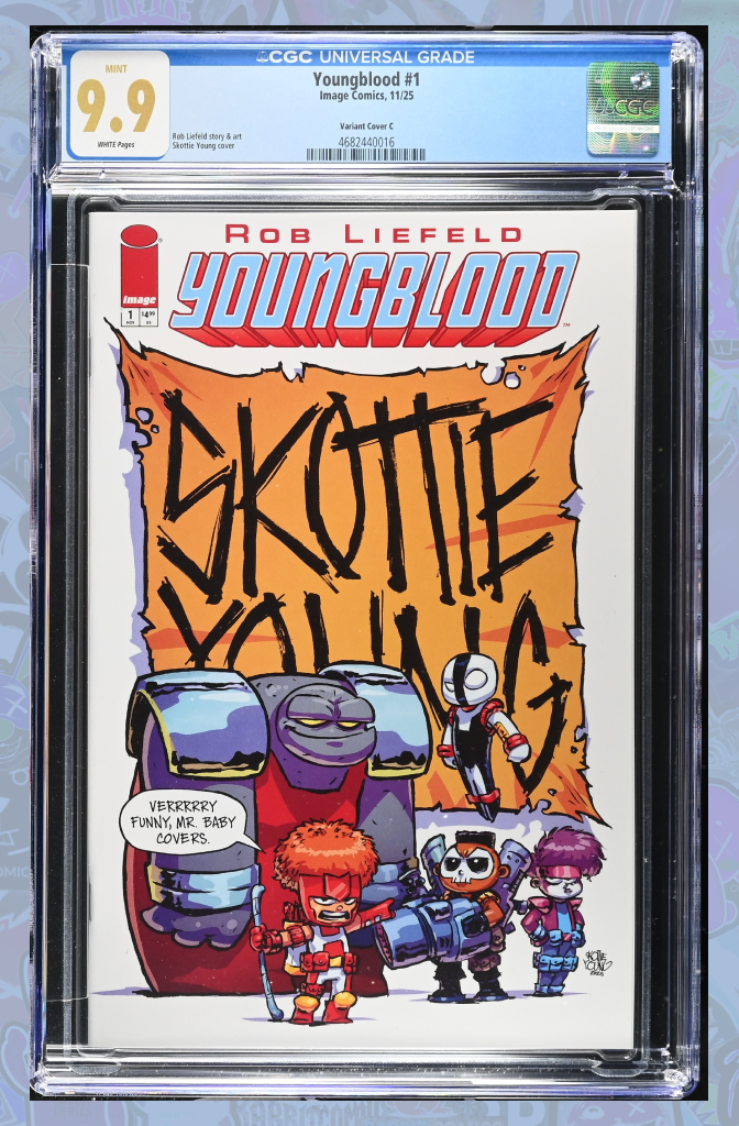 Youngblood #1 (2025) Cover C Skottie Young Variant | CGC 9.9