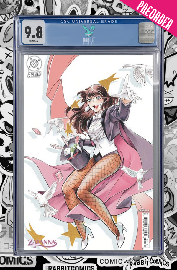 Zatanna #1 (Of 6) } Cover I 1:25 Ratio Saowee Card Stock Variant | CGC 9.8 | PREORDER