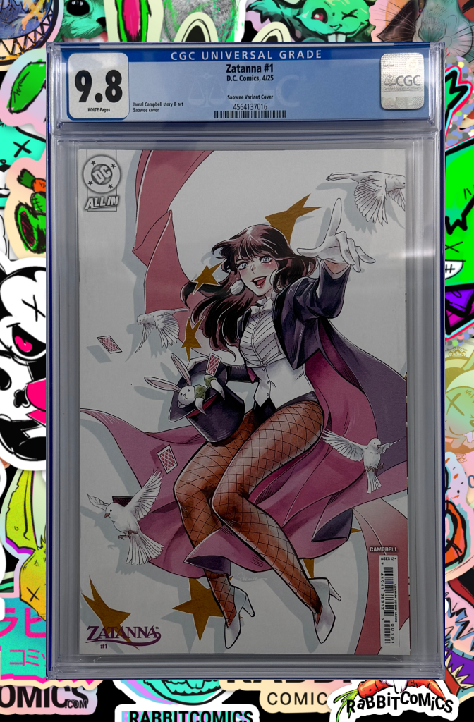 Zatanna #1 (Of 6) } Cover I 1:25 Ratio Saowee Card Stock Variant | CGC 9.8