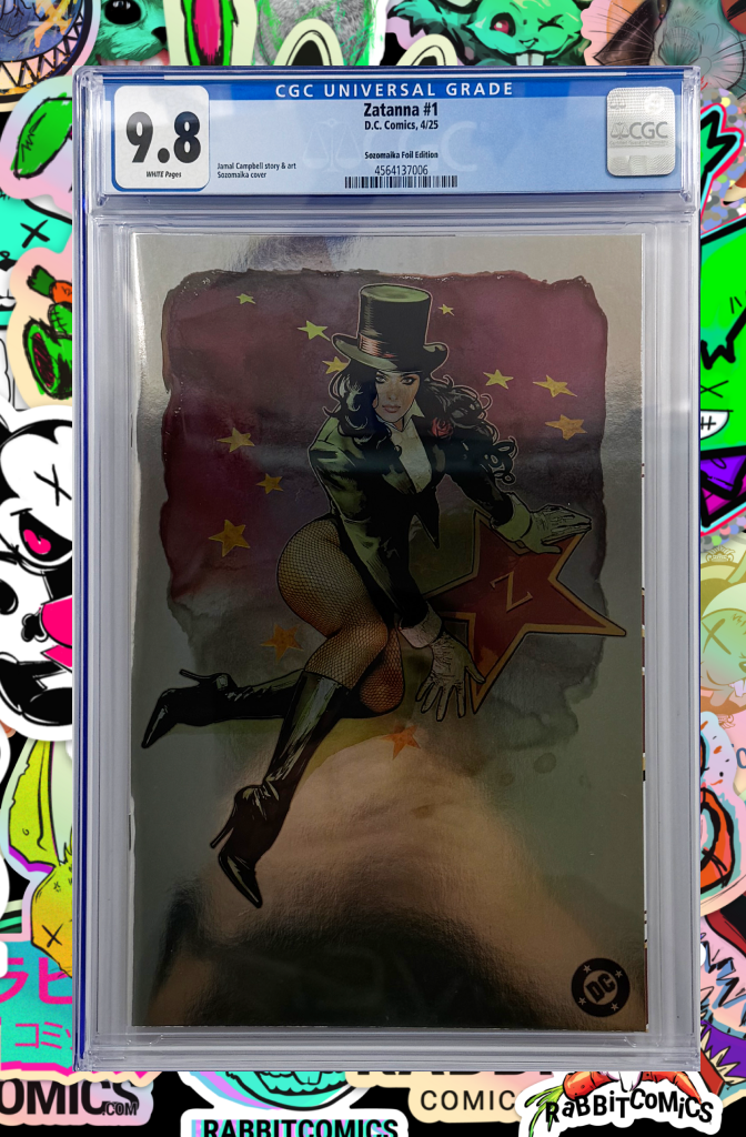 Zatanna #1 (Of 6) | Cover F Sozomaika Foil Variant | CGC 9.8