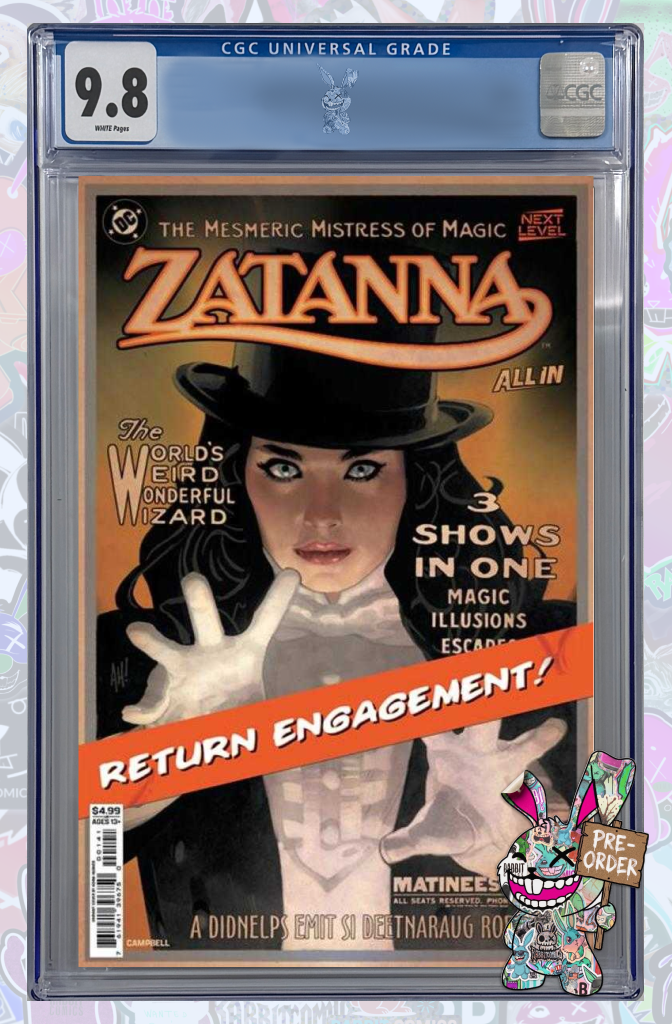 Zatanna (2026) #1 Cover C Adam Hughes Card Stock Variant | CGC 9.8 | PREORDER